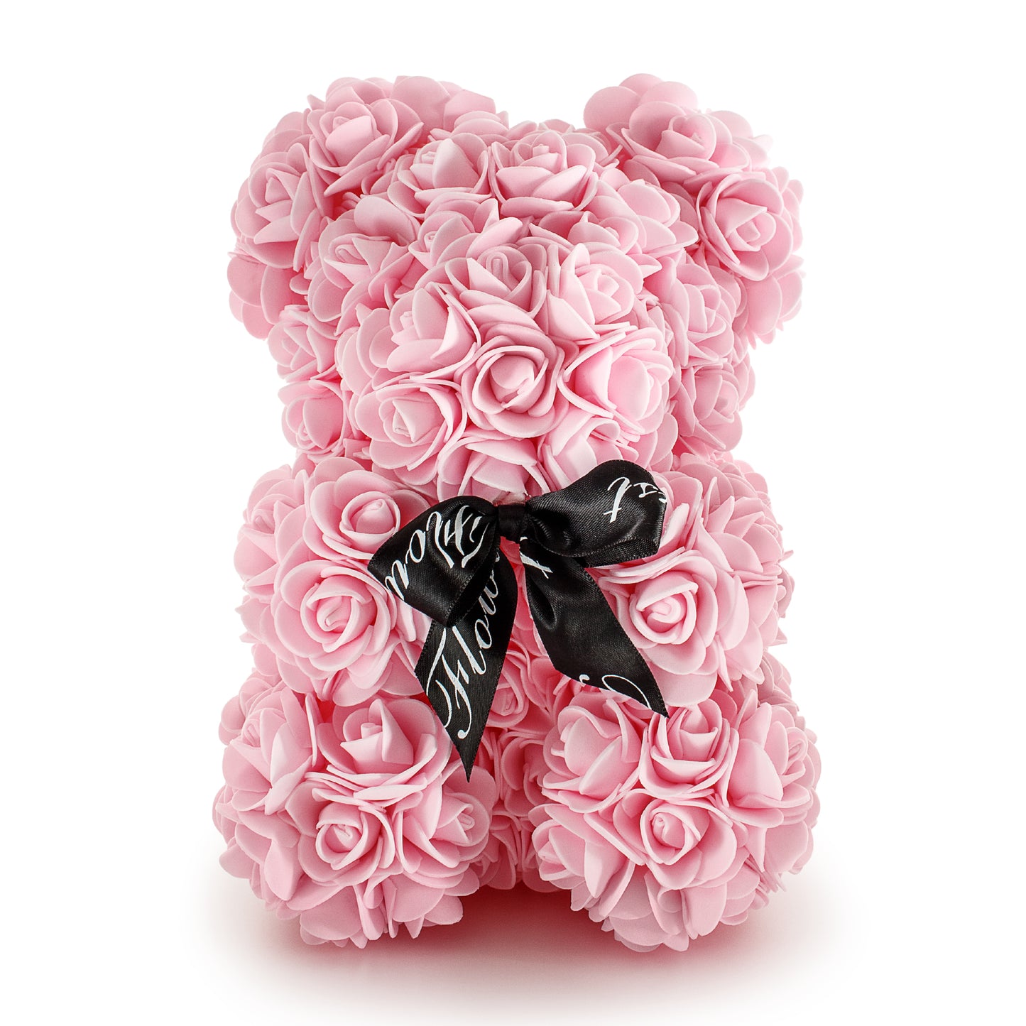 Light Pink Luxury Handmade Rose Teddy Bear -1