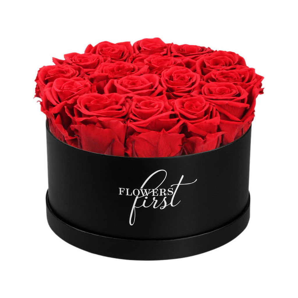 Forever Roses & L Table Size Black Box