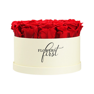 Forever Roses & L Table Size Beige Box