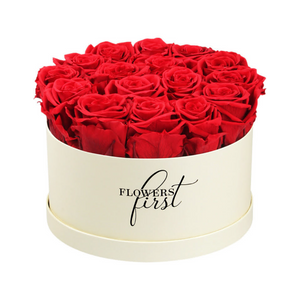 Forever Roses & L Table Size Beige Box
