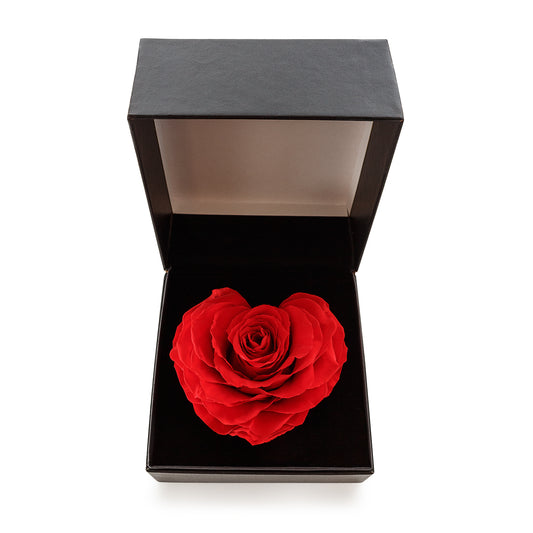 Heart Shaped Preserved Rose -1