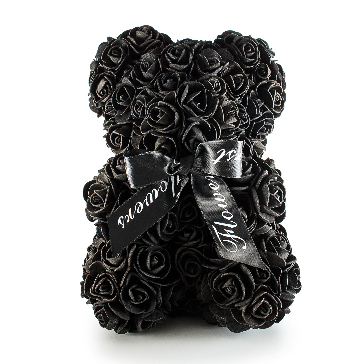 Black Luxury Handmade Rose Teddy Bear