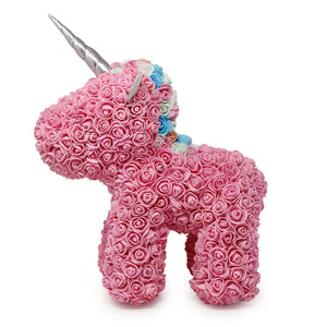 Pink Luxury Handmade Rose Unicorn -1