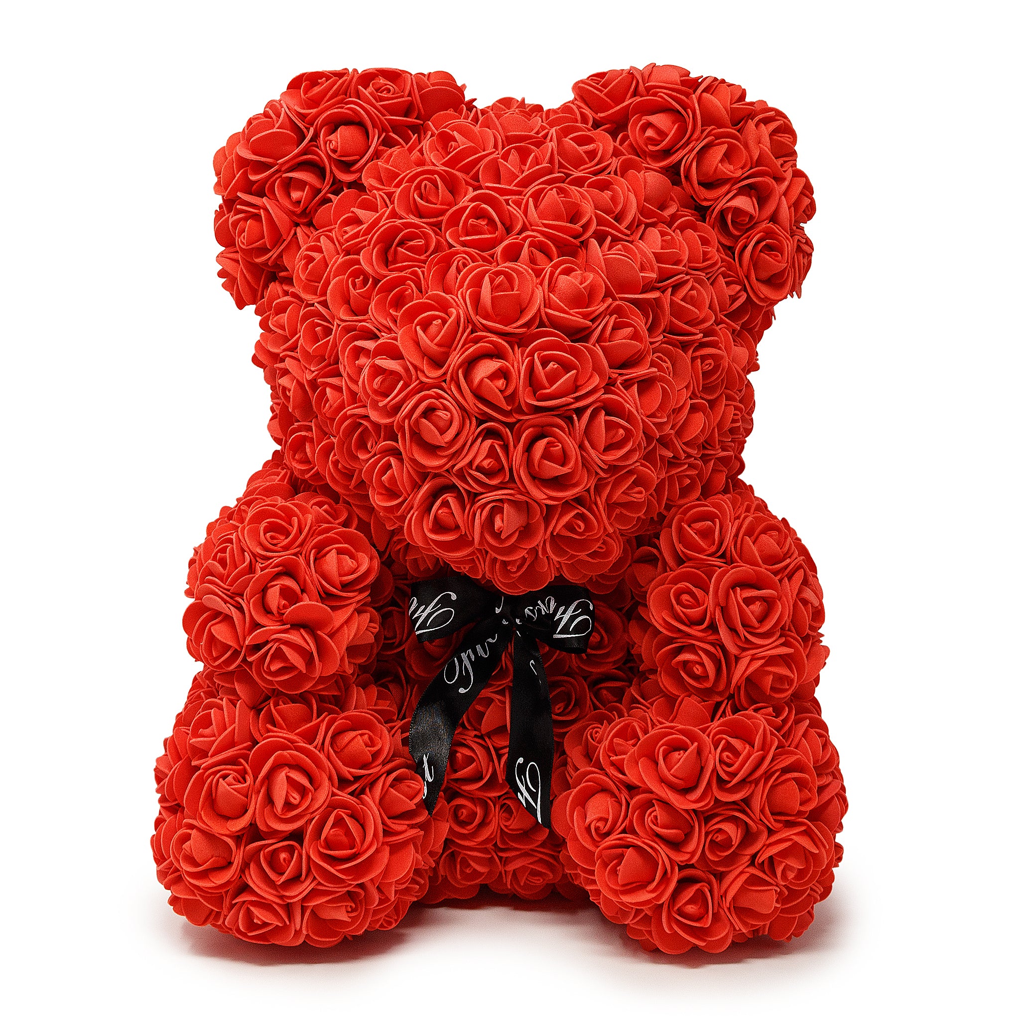 Red Roses Teddy Red Luxury Handmade Rose Teddy Bear – Flowers First