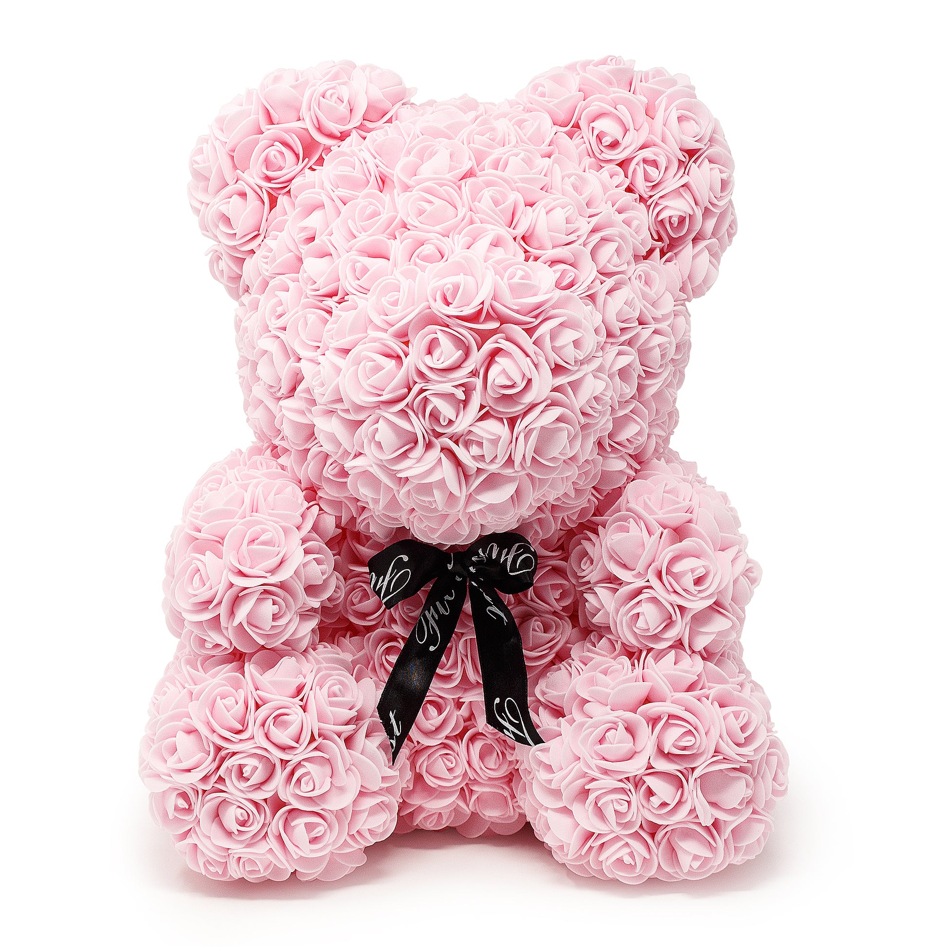 Light Pink Luxury Handmade Rose Teddy Bear -1