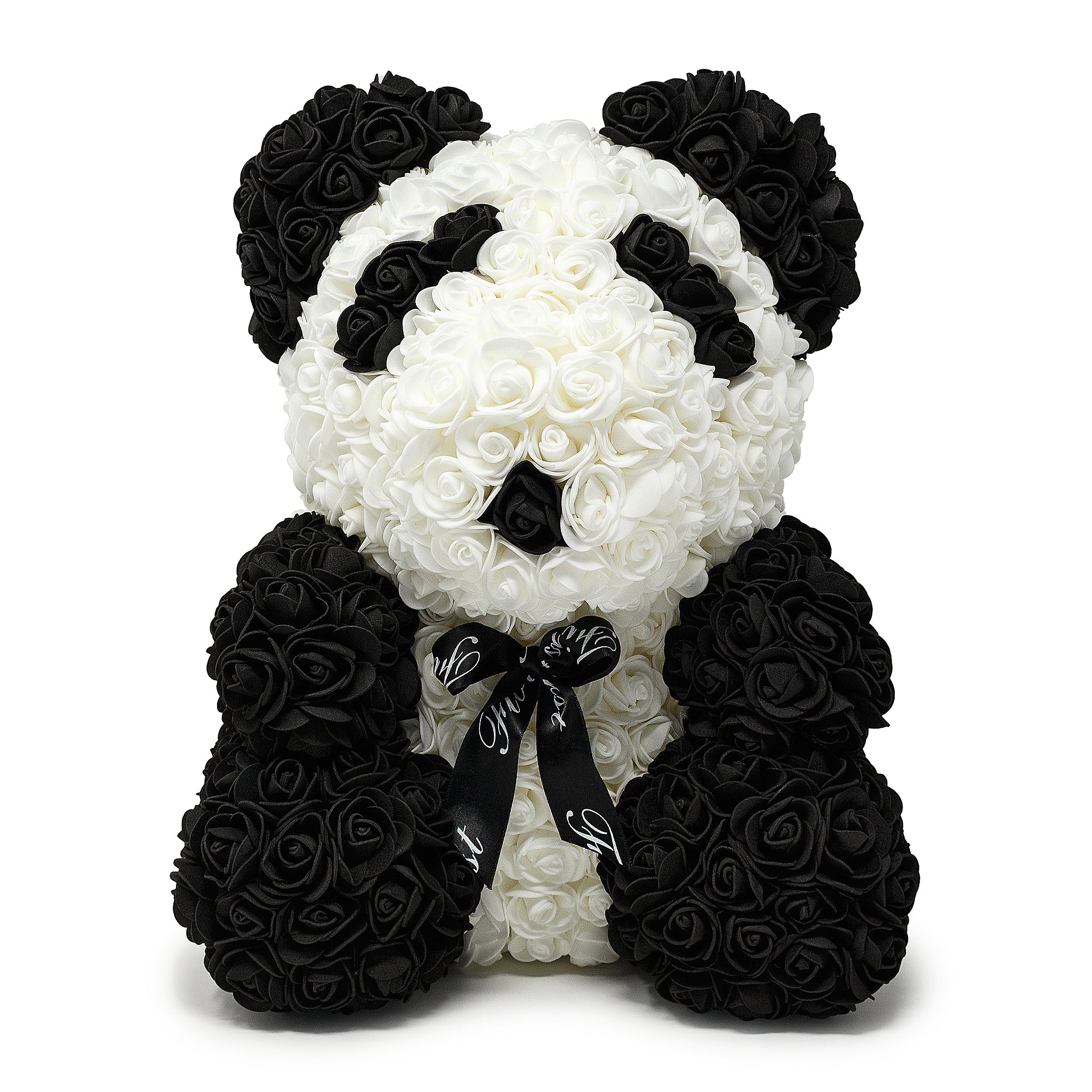 Large Handmade Luxury Rose Panda Bear Flowers First