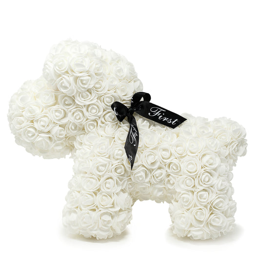 White Luxury Rose Puppy -1