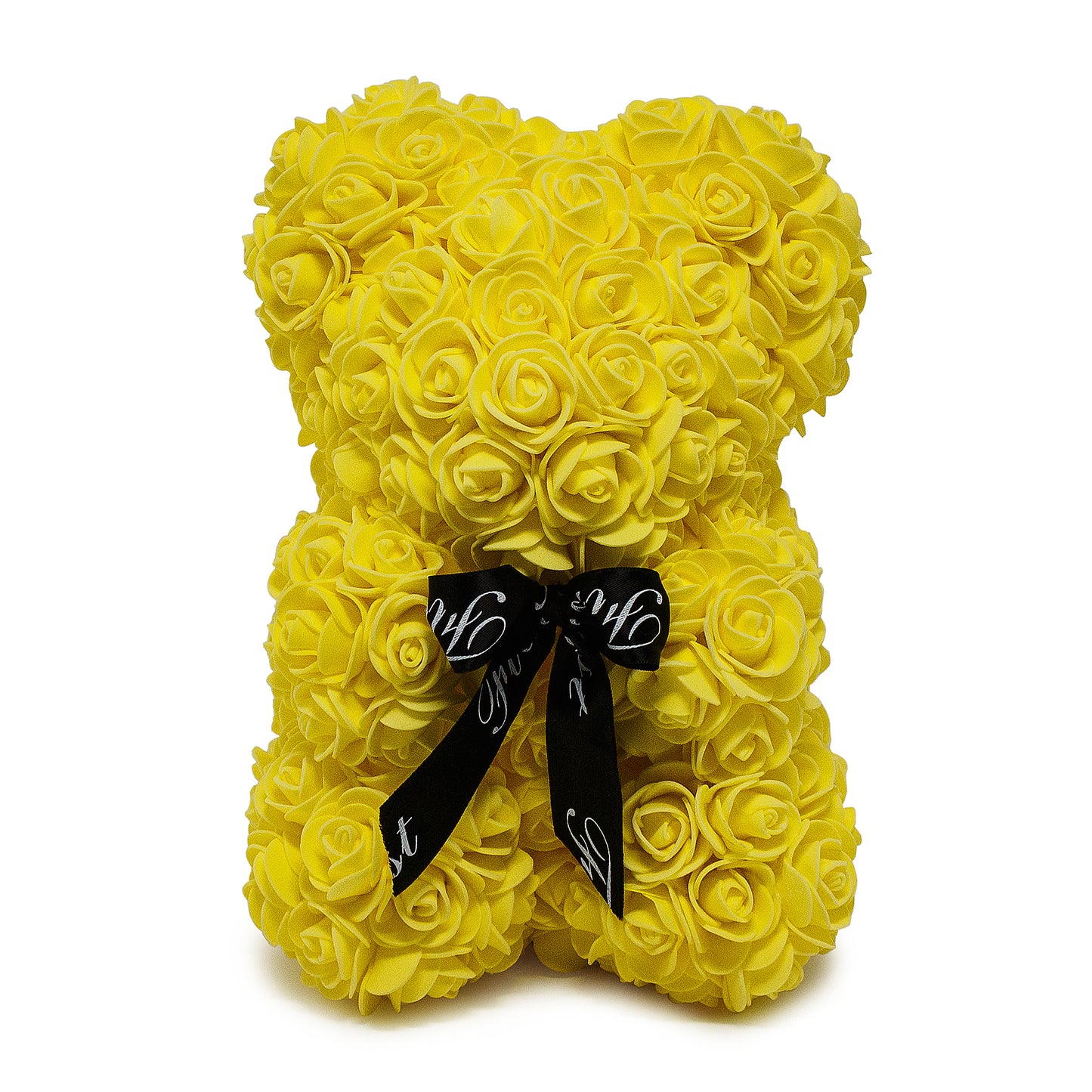 Handmade Yellow Rose Teddy Bear -1