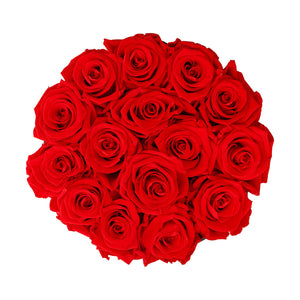 Red Roses & Big Black Round Hat Box -3
