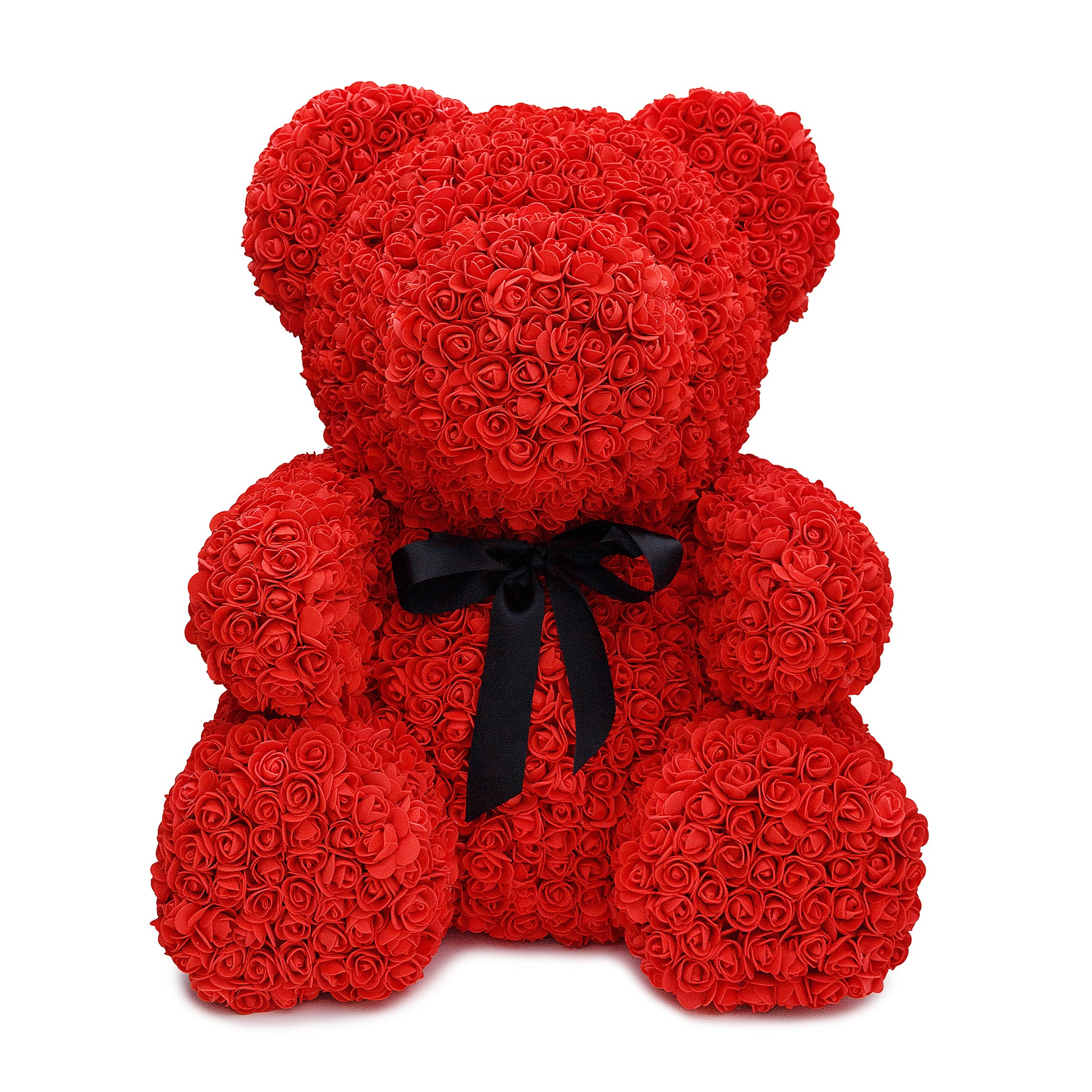 BIG Red Luxury Handmade Rose Teddy Bear -1