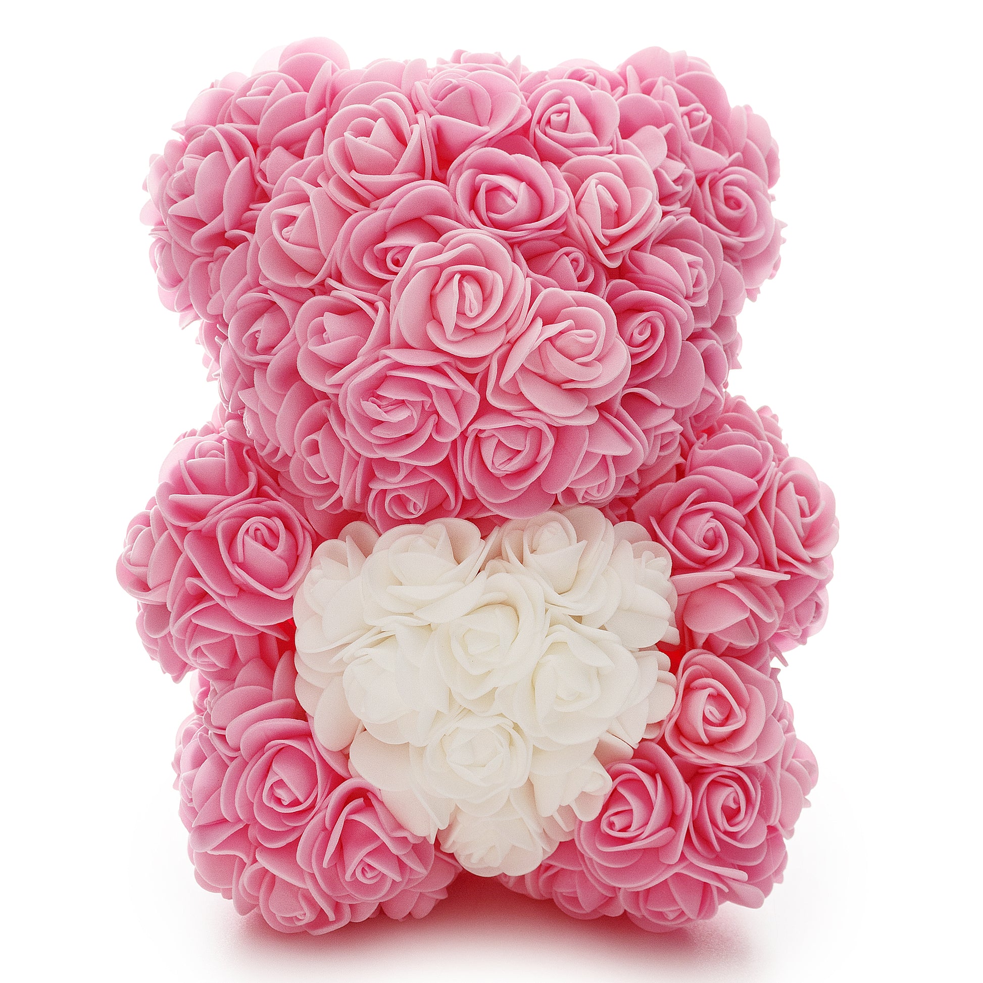 rose teddy bear pink