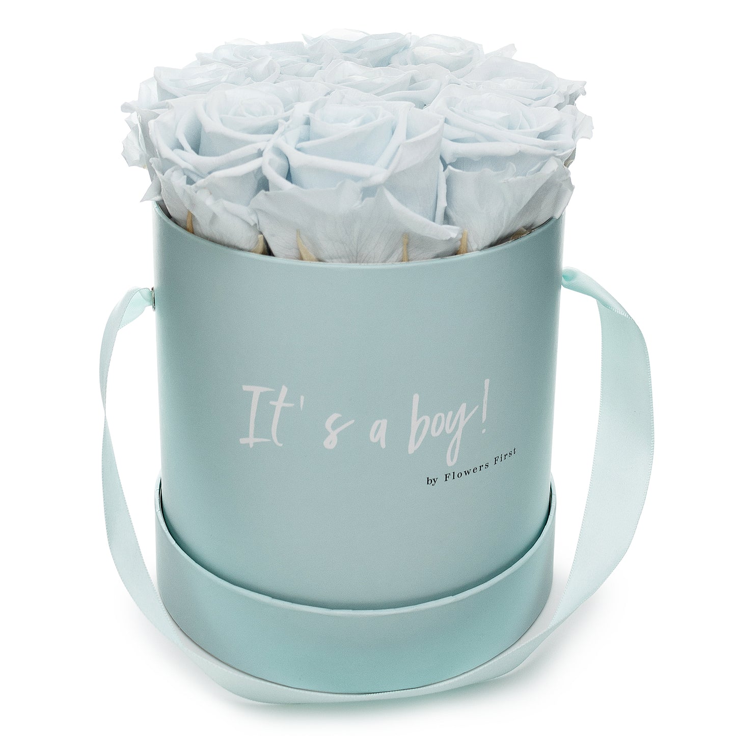 Forever Roses & M Round "It's a boy!" Hat Box