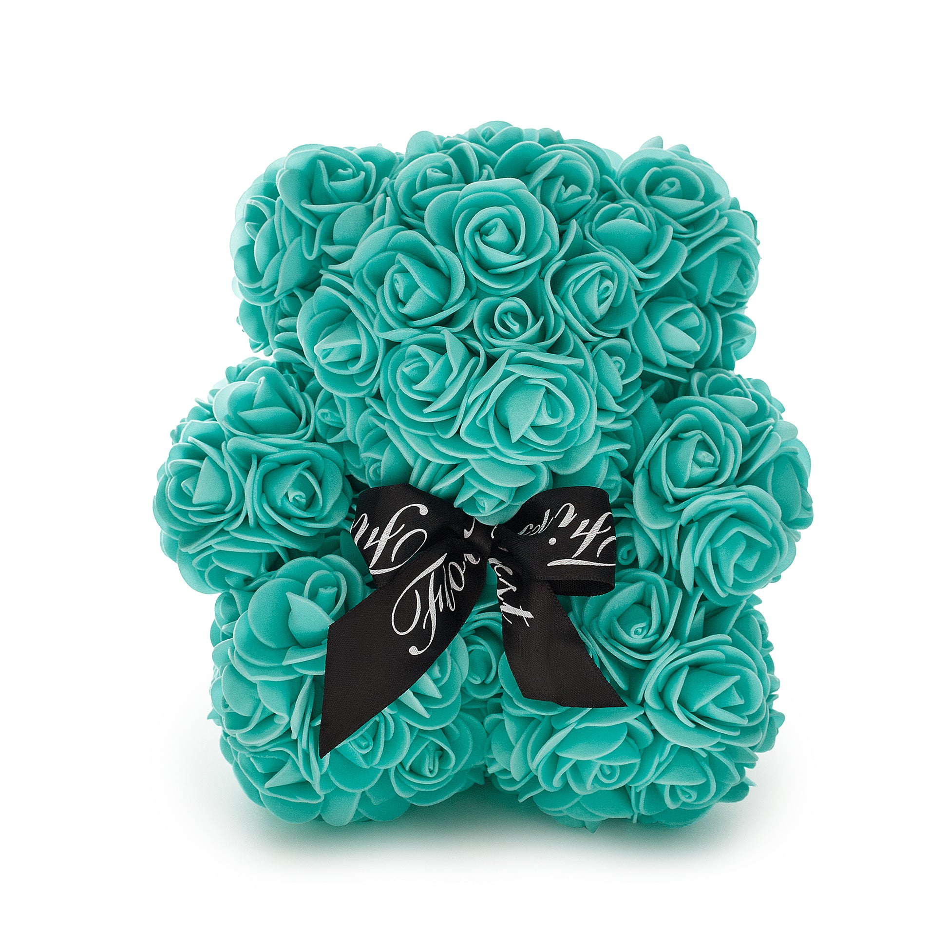 tiffany blue rose teddy bear