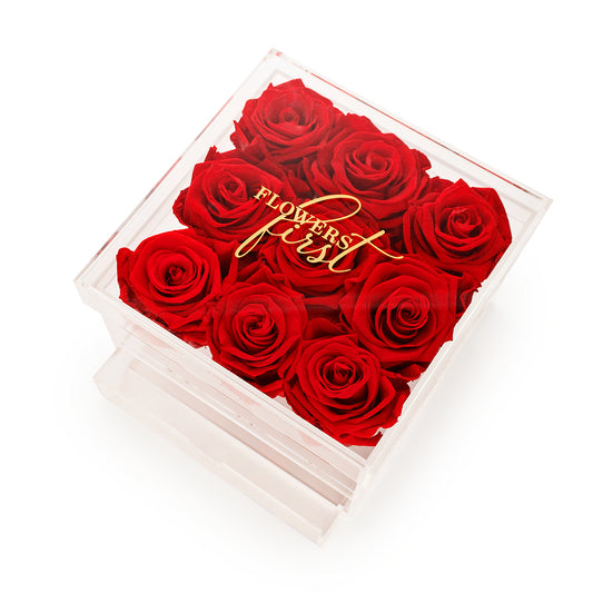 Forever Roses & Large Jewellery Box