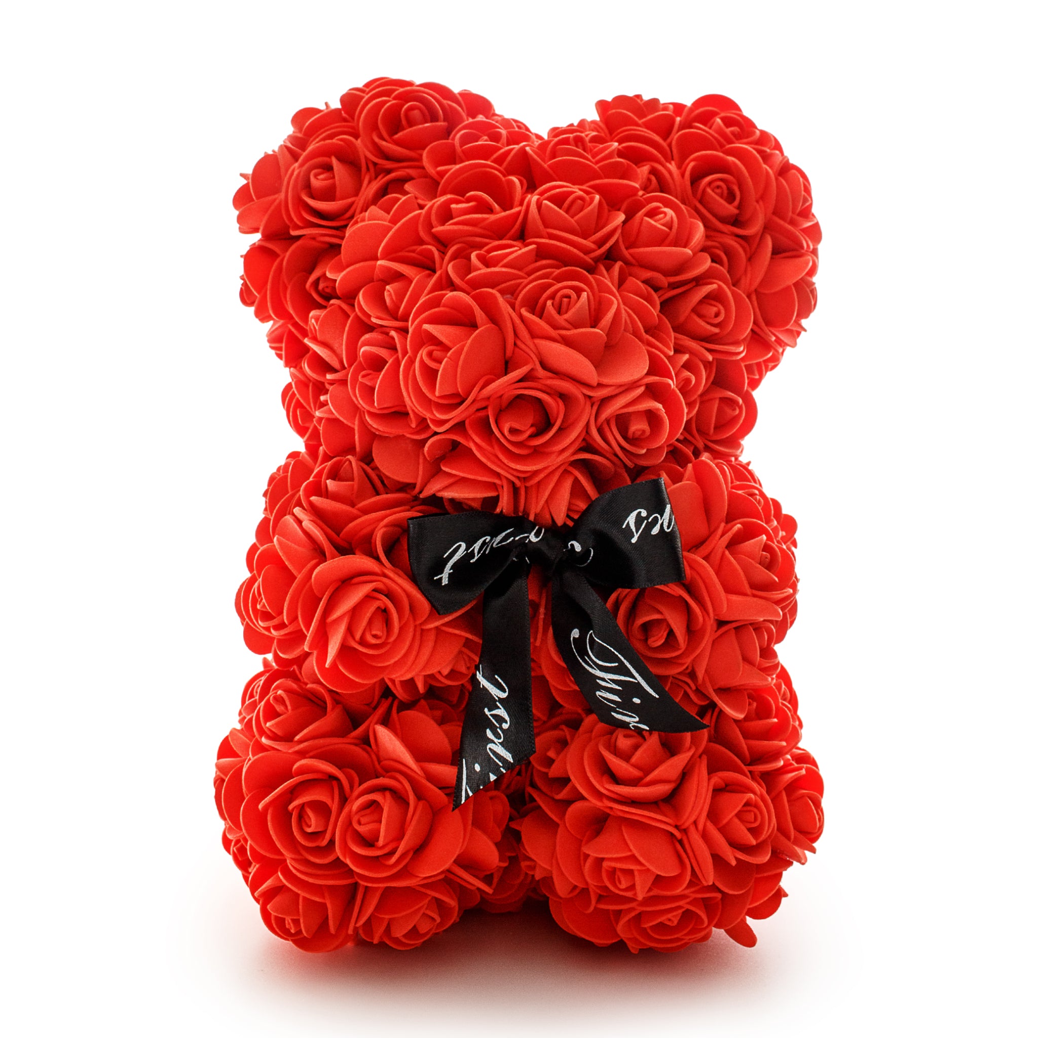 Handmade rose teddy bear on sale