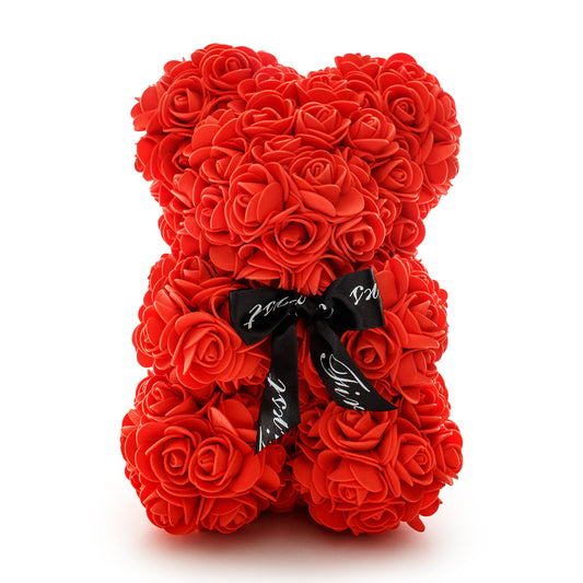 Red Luxury Handmade Rose Teddy Bear